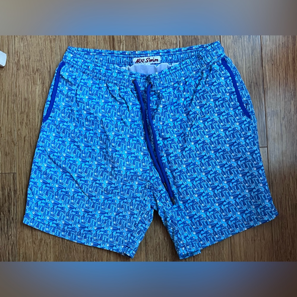 Mr. Swim Swim Trunks Size Large Fish. 1398
